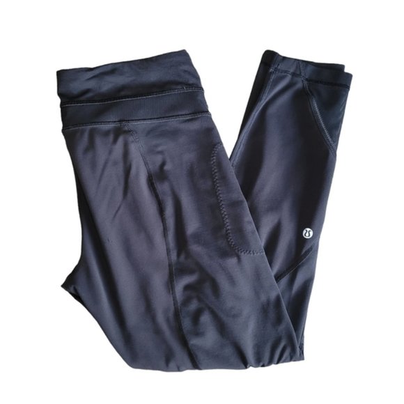 lululemon athletica Pants - Lululemon black cropped leggings size 10